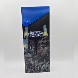 New With Tags Jurassic Park World, Blue Plastic Pencil Case With Snap Closure